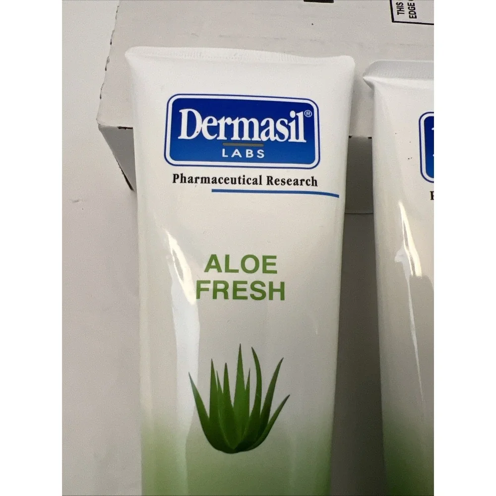Dermasil Labs Aloe Fresh Moisturizing‎ Body Lotion  8 OZ Each 3 Sealed Tubes